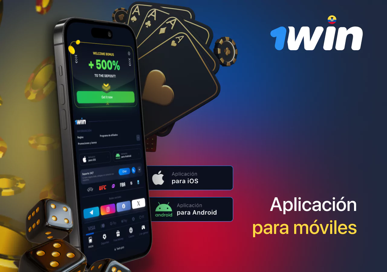 Aplicación móvil 1Win para iOS y Android