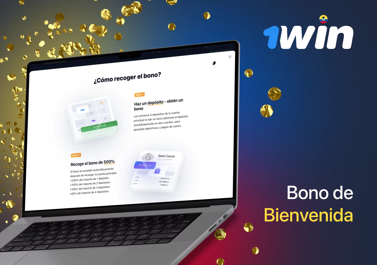 Bonificación de bienvenida para nuevos usuarios de 1Win