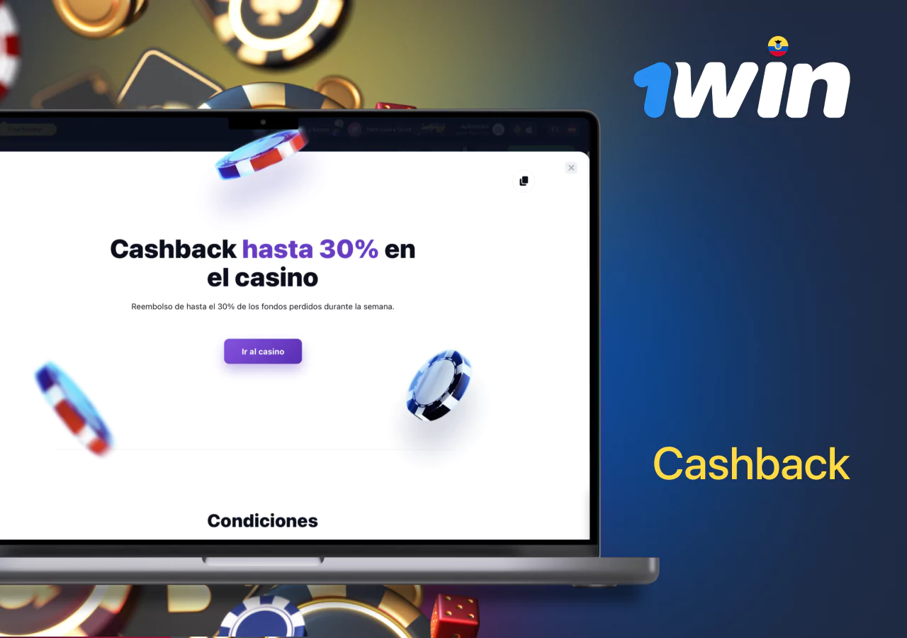 Cashback por dinero gastado en casinos