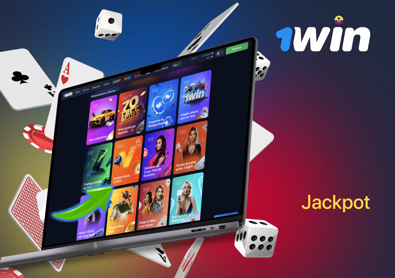 Jackpot en la casa de apuestas de casino en línea 1Win