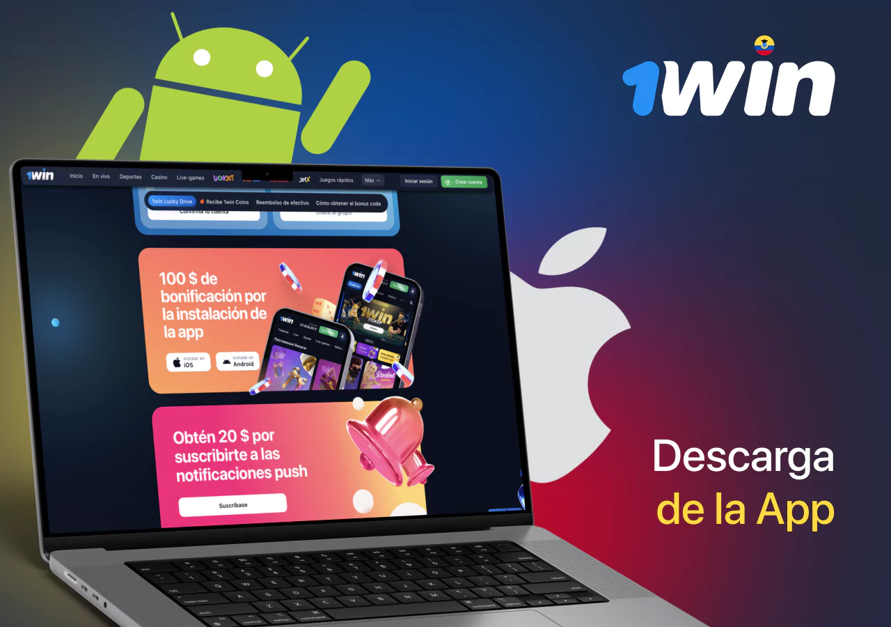 Bonificación por instalar la aplicación móvil 1Win