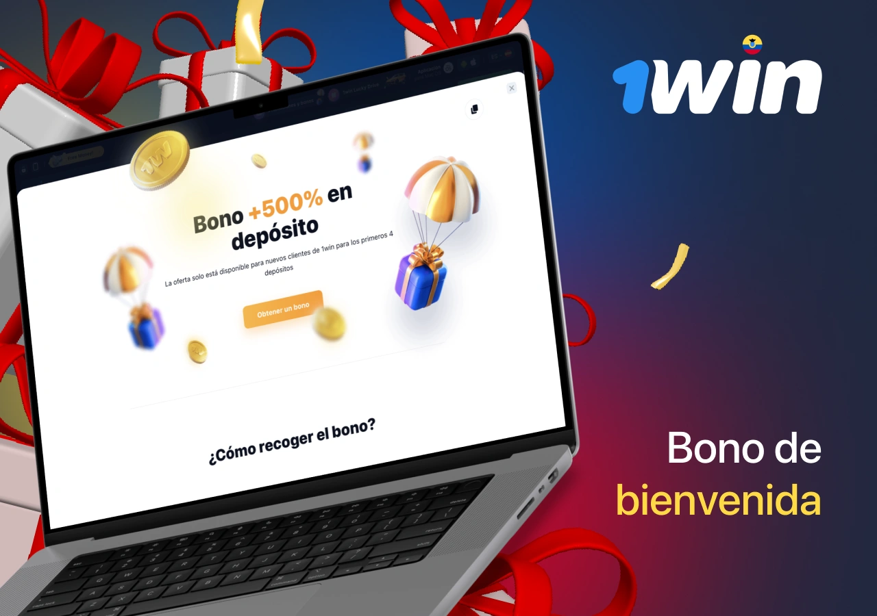 Bonificación de bienvenida para nuevos usuarios de 1Win